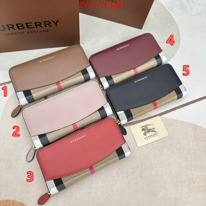 Burberry Bags(4A)-Wallet,what is aaaaa quality ,ID: TE3481,$: 49USD