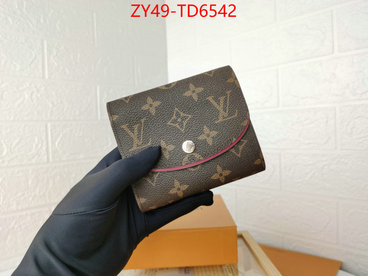 LV Bags(4A)-Wallet,we provide top cheap aaaaa ,ID: TD6542,$: 49USD