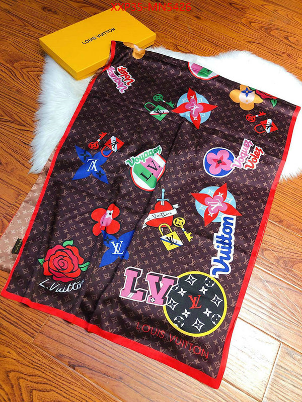 Scarf-LV,fashion designer , ID: MN5426,$: 35USD