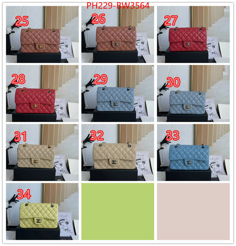 Chanel Bags(TOP)-Diagonal-,ID: BW3564,$: 229USD