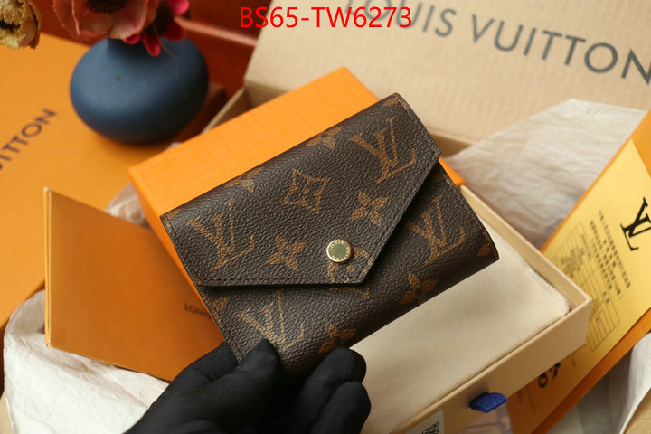 LV Bags(TOP)-Wallet,ID: TW6273,$: 65USD