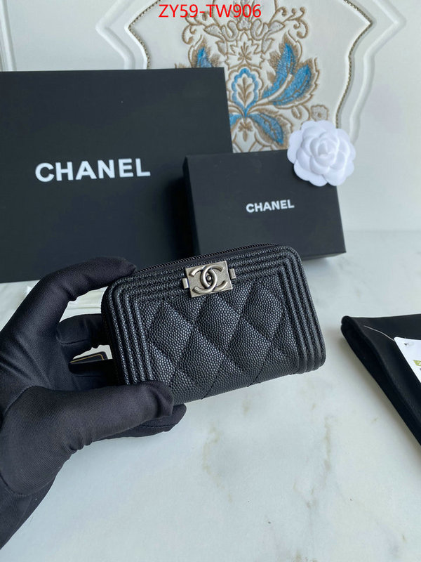 Chanel Bags(TOP)-Wallet-,ID: TW906,$: 59USD