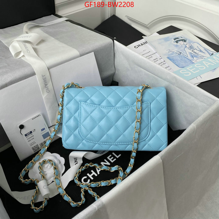 Chanel Bags(TOP)-Diagonal-,ID: BW2208,$: 189USD