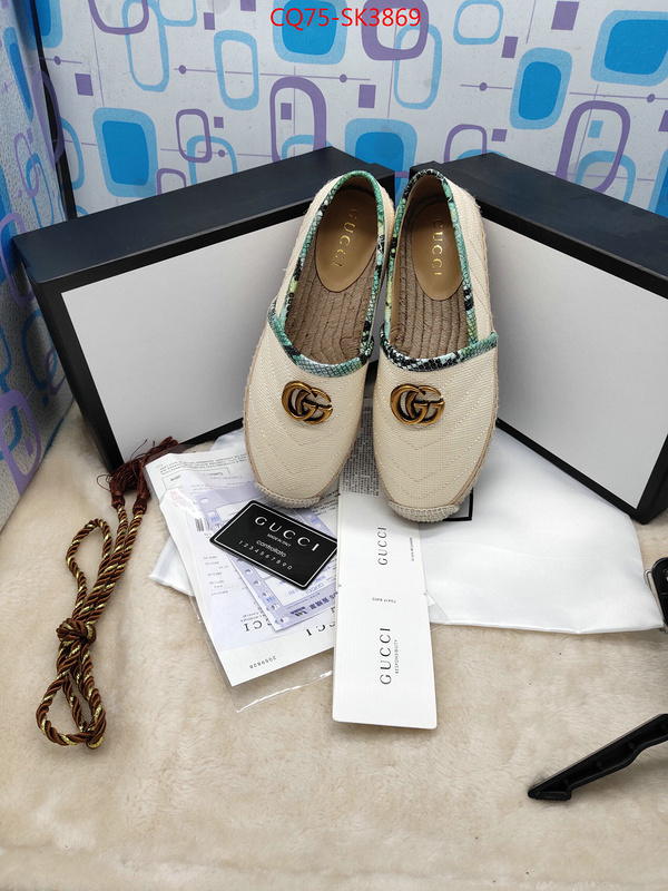 Women Shoes-Gucci,aaaaa class replica , ID: SK3869,$: 75USD