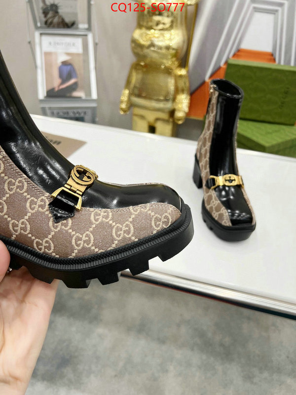 Women Shoes-Gucci,fake aaaaa , ID: SO777,$: 125USD