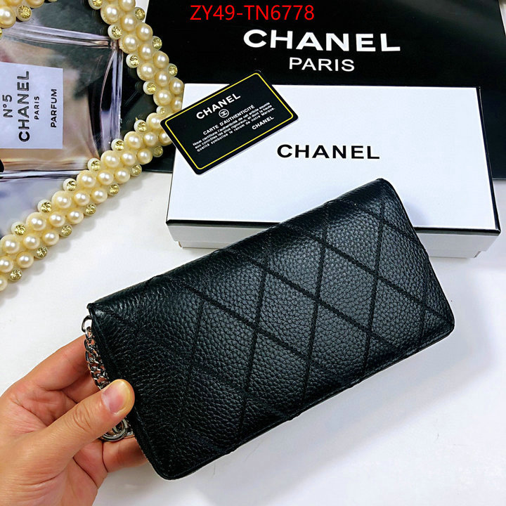 Chanel Bags(4A)-Wallet-,ID: TN6778,$: 49USD
