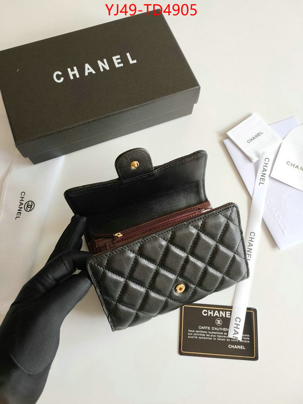Chanel Bags(4A)-Wallet-,ID: TD4905,$: 49USD