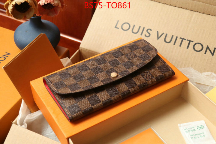 LV Bags(TOP)-Wallet,ID: TO861,$: 75USD