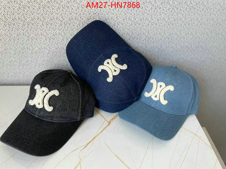 Cap (Hat)-Celine,what's the best place to buy replica , ID: HN7868,$: 27USD