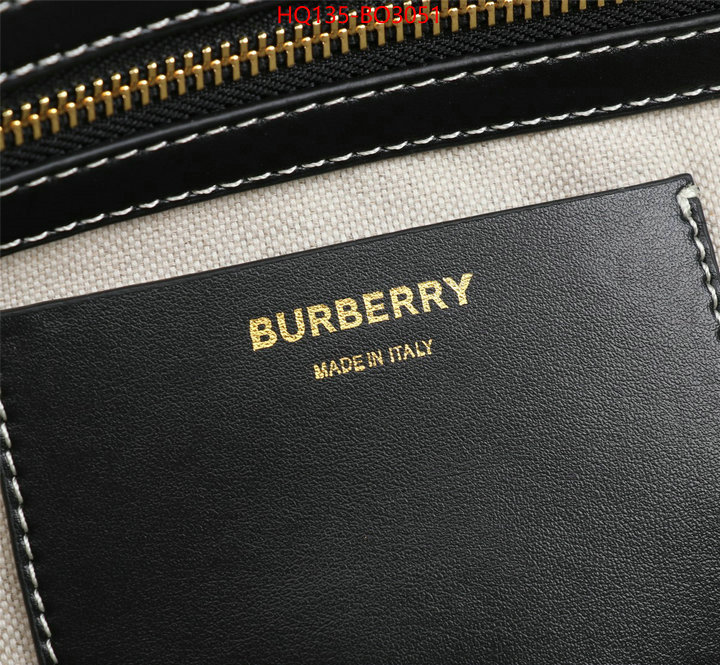 Burberry Bags(4A)-Handbag,replica shop ,ID: BO3051,$: 135USD