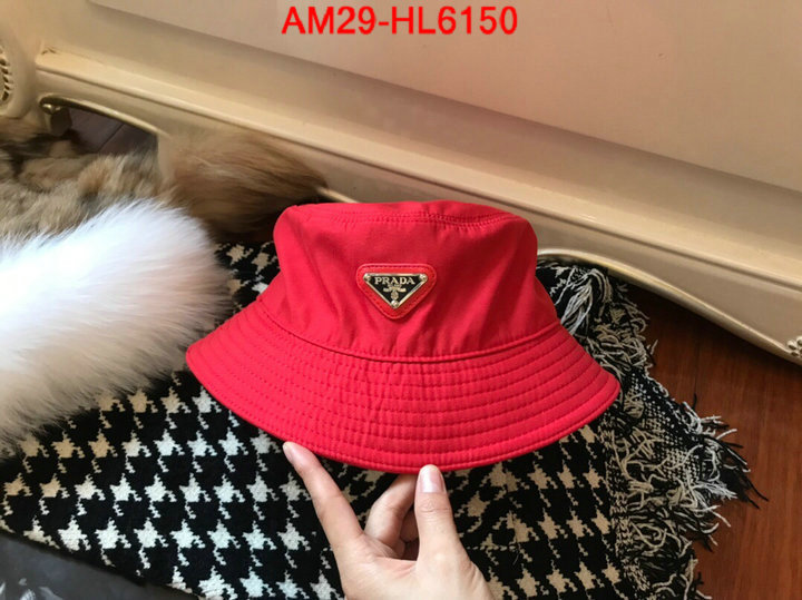 Cap (Hat)-Prada,high quality 1:1 replica , ID: HL6150,$: 29USD