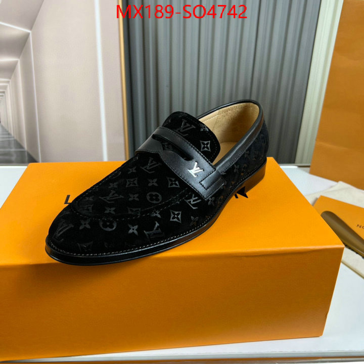 Men Shoes-LV,2023 aaaaa replica 1st copy , ID: SO4742,$: 189USD