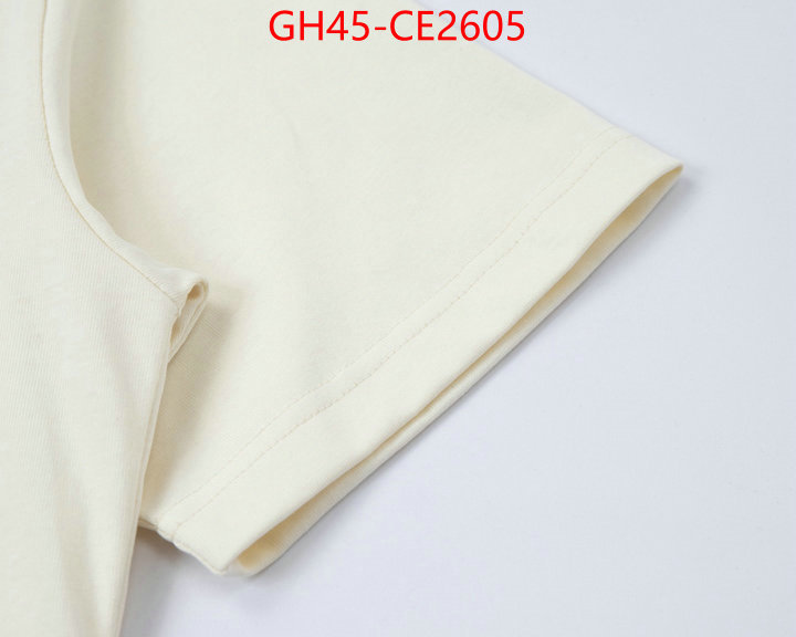 Clothing-Gucci,2023 replica wholesale cheap sales online , ID: CE2605,$: 45USD