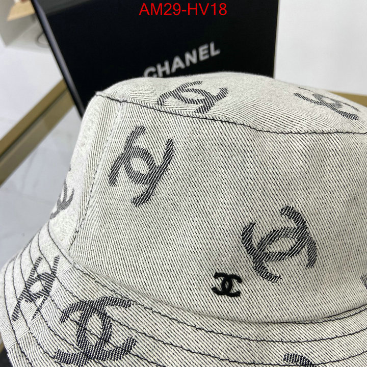 Cap (Hat)-Chanel,buy top high quality replica ,ID: HV18,$: 29USD