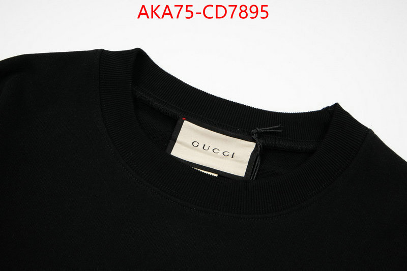 Clothing-Gucci,top designer replica , ID: CD7895,$: 75USD