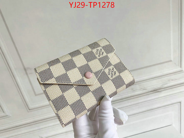 LV Bags(4A)-Wallet,ID: TP1278,$: 29USD