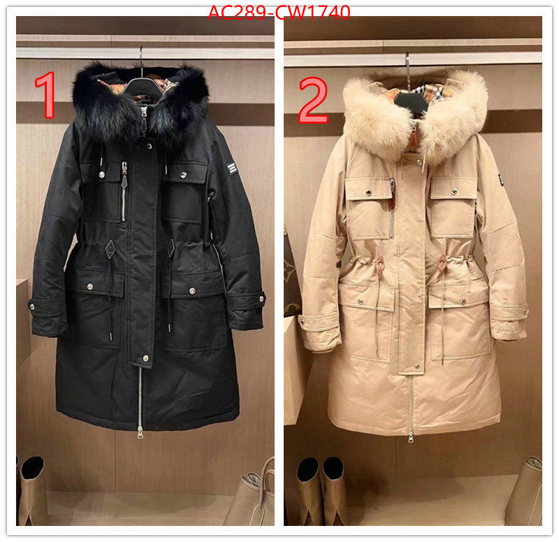 Down jacket Women-Burberry,2023 replica , ID: CW1740,$: 289USD