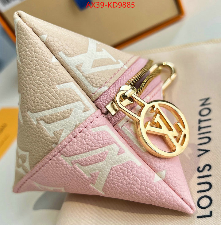 Key pendant-LV,luxury fake ,ID: KD9885,$: 39USD