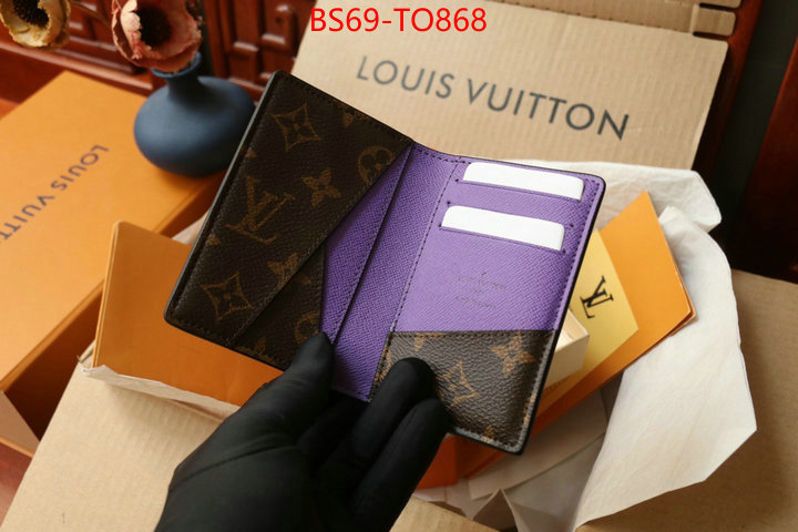 LV Bags(TOP)-Wallet,ID: TO868,$: 69USD