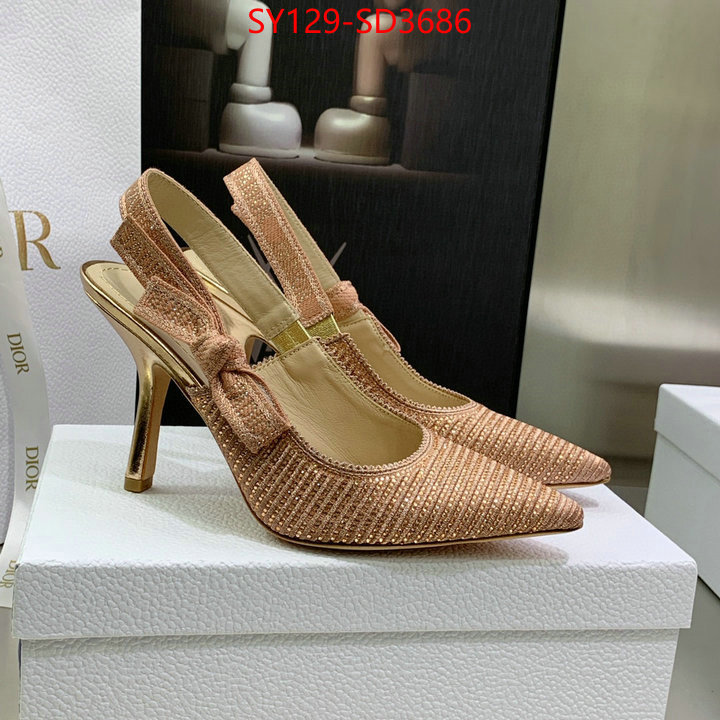 Women Shoes-Dior,buy 2023 replica , ID: SD3686,$: 129USD