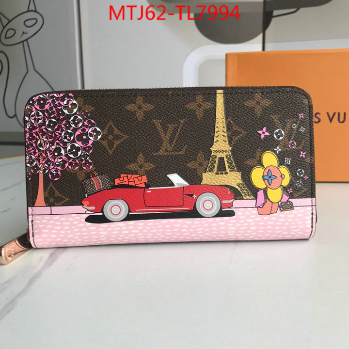 LV Bags(4A)-Wallet,ID: TL7994,$: 62USD