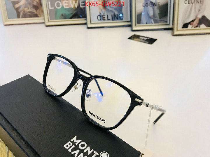 Glasses-Montblanc,highest product quality , ID: GW5221,$: 65USD