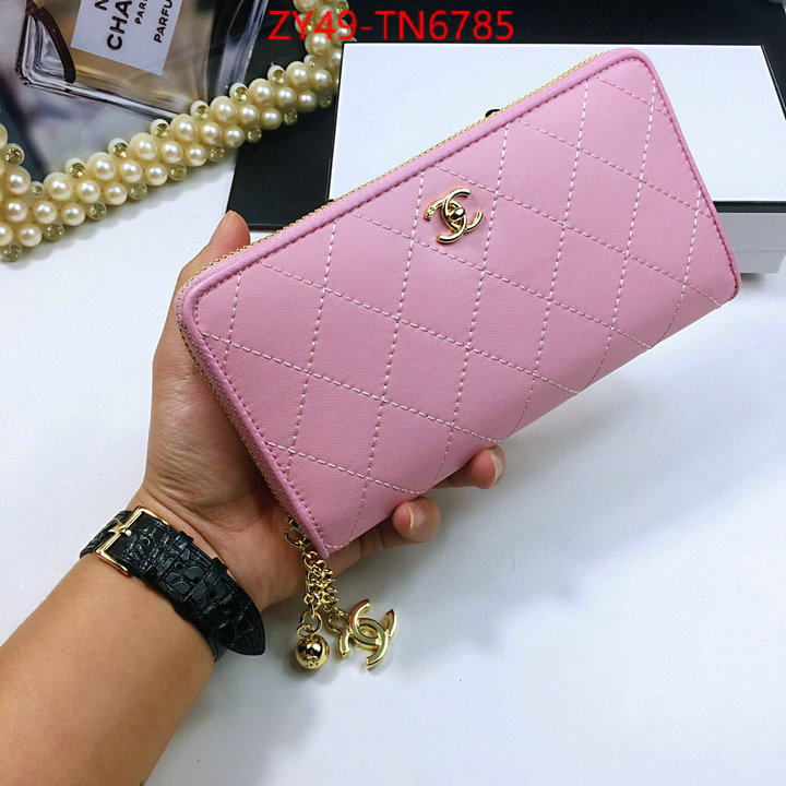 Chanel Bags(4A)-Wallet-,ID: TN6785,$: 49USD