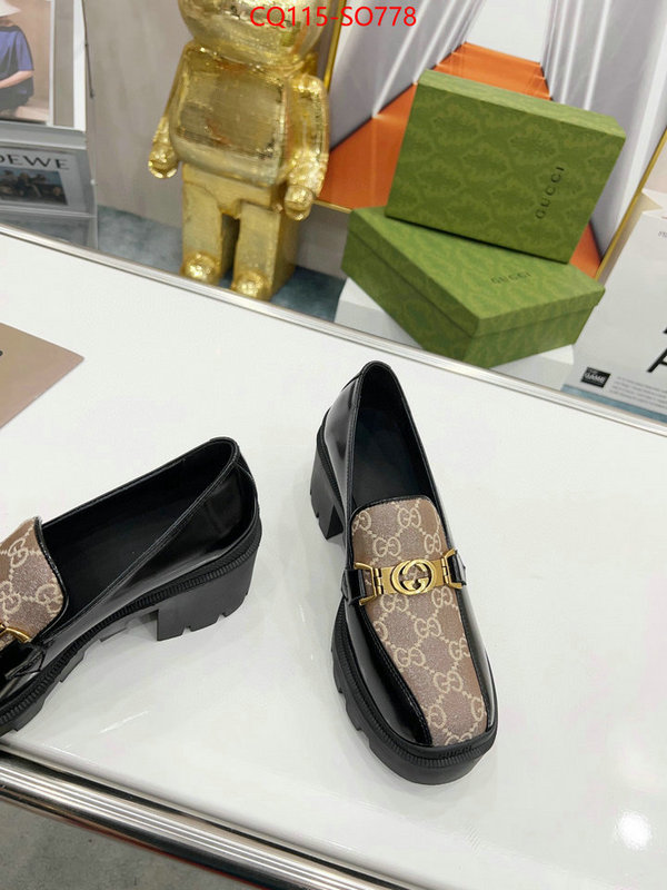 Women Shoes-Gucci,buy aaaaa cheap , ID: SO778,$: 115USD