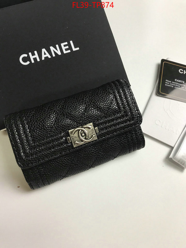 Chanel Bags(4A)-Wallet-,ID: TP874,$: 39USD