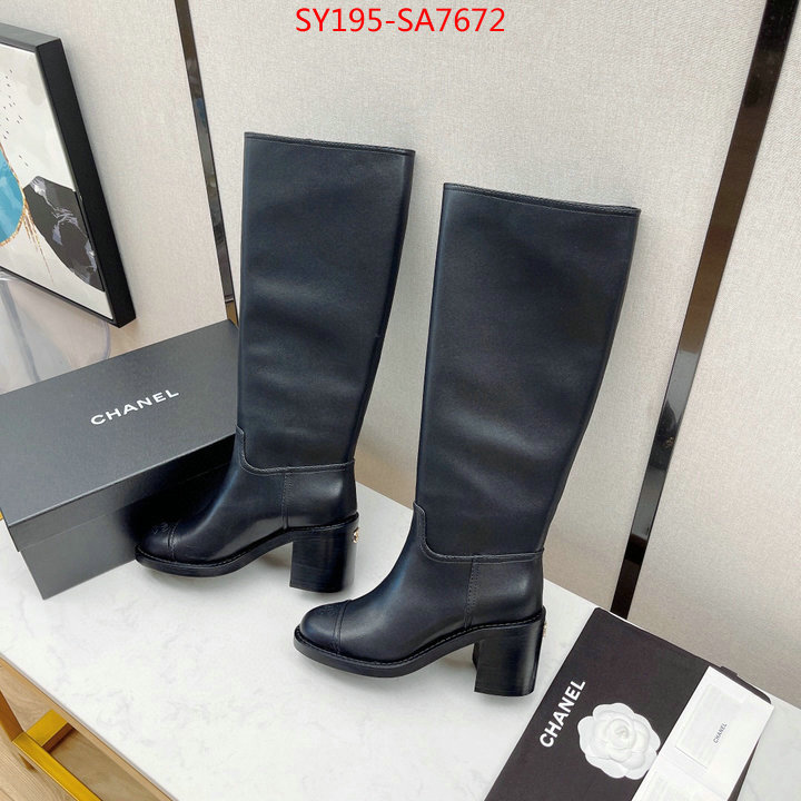 Women Shoes-Chanel,what best replica sellers , ID: SA7672,$: 195USD