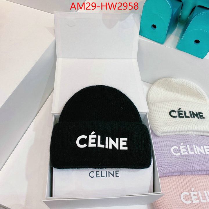 Cap (Hat)-Celine,buy first copy replica , ID: HW2958,$: 29USD