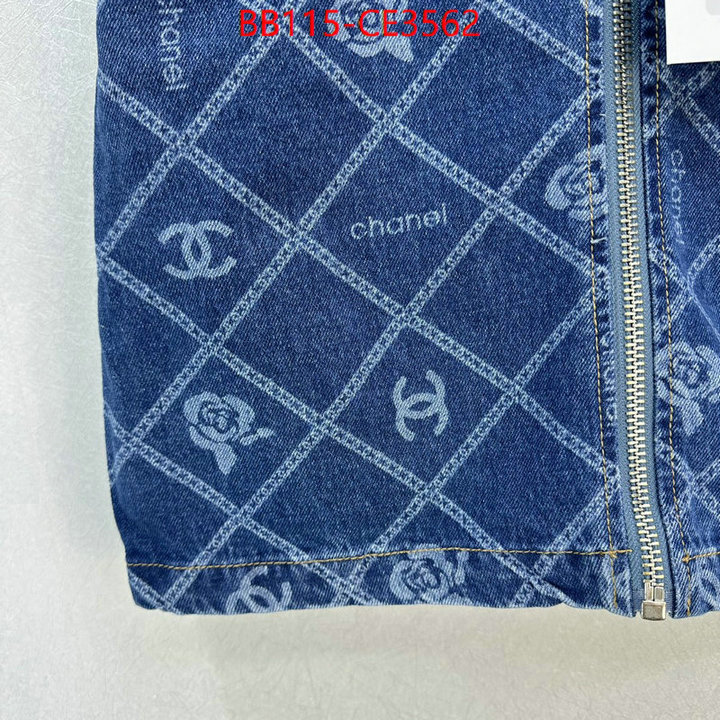 Clothing-Chanel,wholesale replica shop ,ID: CE3562,$: 115USD