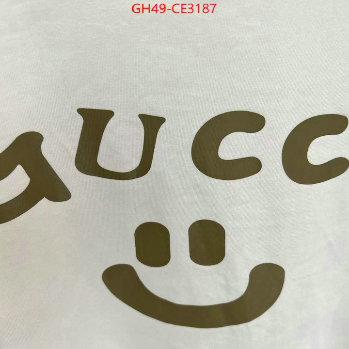 Clothing-Gucci,where should i buy to receive , ID: CE3187,$: 49USD