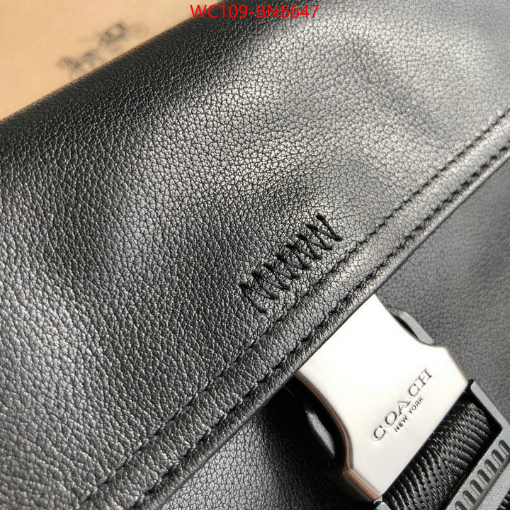 Coach Bags(4A)-Belt Bag-Chest Bag--,best like ,ID: BN8647,$: 109USD