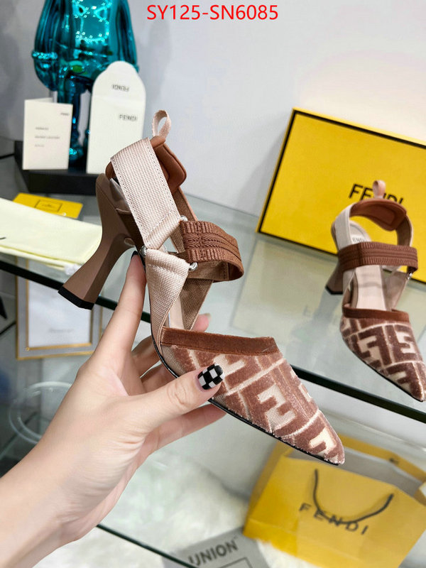 Women Shoes-Fendi,replica wholesale , ID: SN6085,$: 125USD