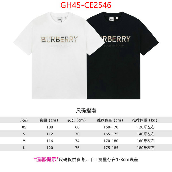 Clothing-Burberry,replica online , ID: CE2546,$: 45USD