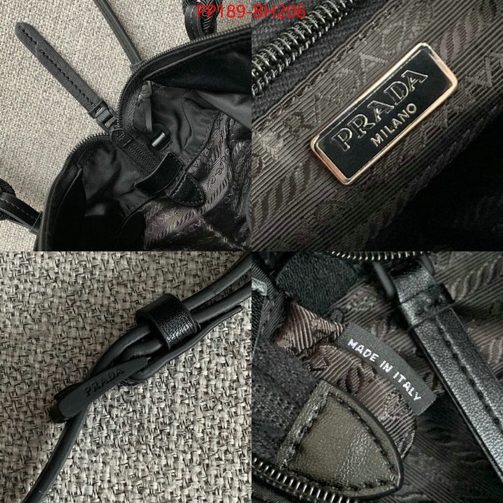 Prada Bags(TOP)-Diagonal-,ID: BH206,$:189USD