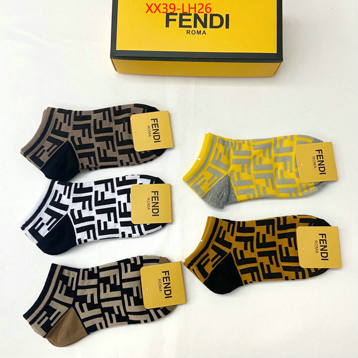 Sock-Fendi,high quality designer replica , ID:LH26,$: 39USD