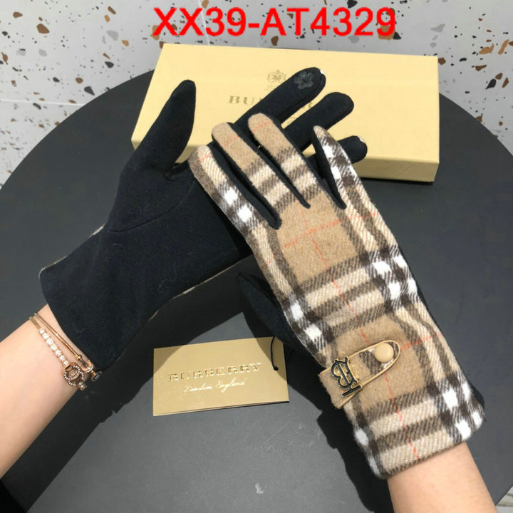 Gloves-Burberry,high quality perfect , ID: AT4329,$: 39USD