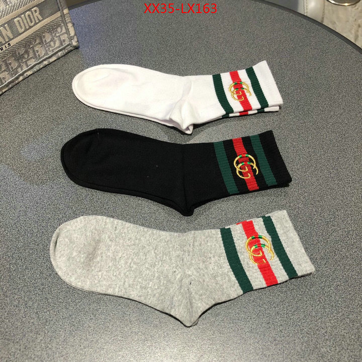Sock-Gucci,wholesale imitation designer replicas , ID: LX163,$: 35USD
