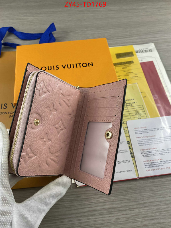 LV Bags(4A)-Wallet,ID: TD1769,$: 45USD