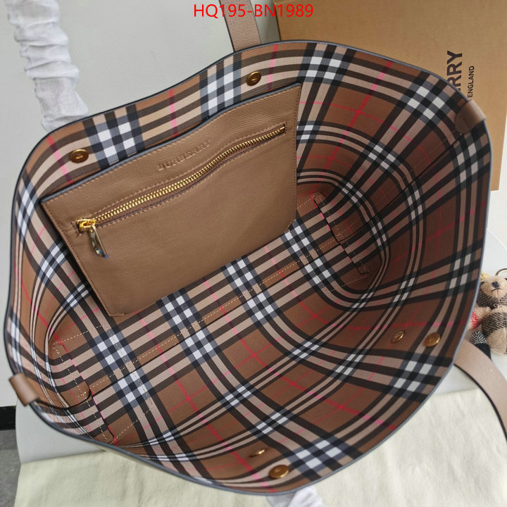 Burberry Bags(TOP)-Handbag-,1:1 clone ,ID: BN1989,$: 195USD