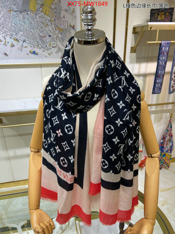 Scarf-LV,customize best quality replica , ID: MW1849,$: 75USD