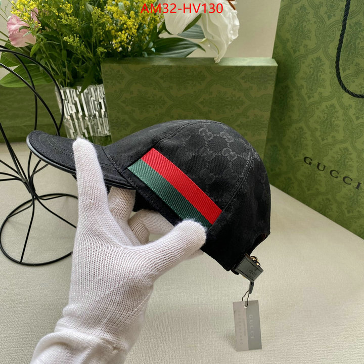 Cap (Hat)-Gucci,2023 replica wholesale cheap sales online , ID: HV130,$: 32USD