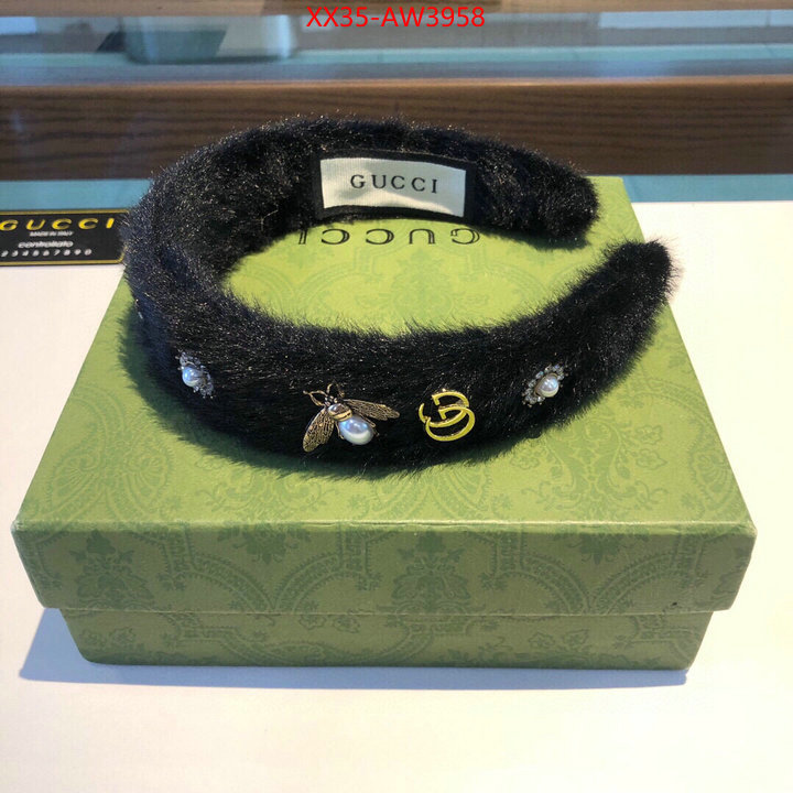 Hair band-Gucci,high quality replica , ID: AW3958,$: 35USD