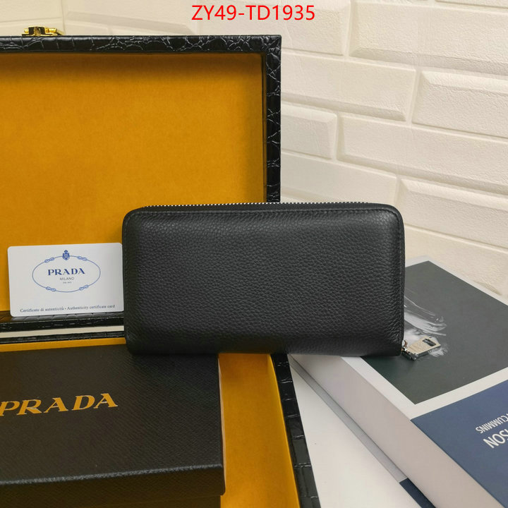 Prada Bags(4A)-Wallet,aaaaa+ replica designer ,ID: TD1935,$: 49USD