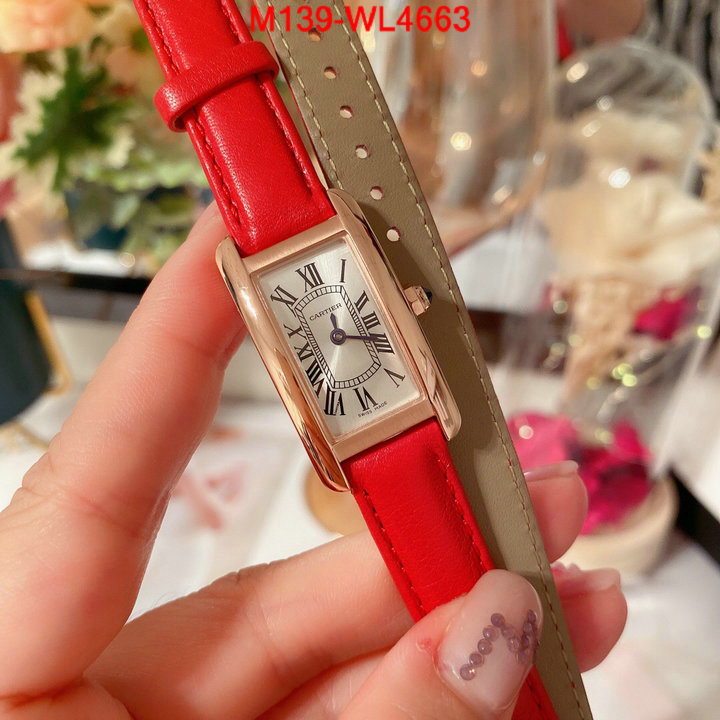 Watch(4A)-Cartier,luxury cheap , ID: WL4663,$: 139USD