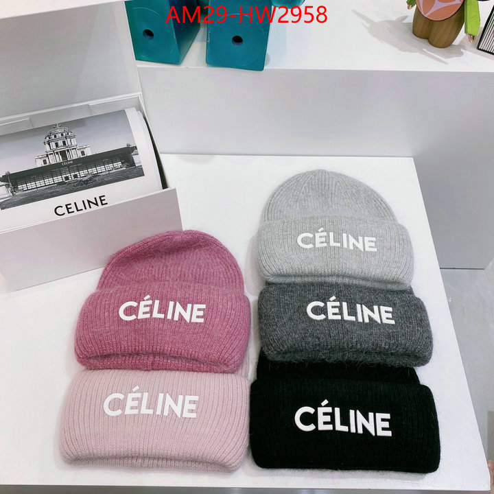 Cap (Hat)-Celine,buy first copy replica , ID: HW2958,$: 29USD