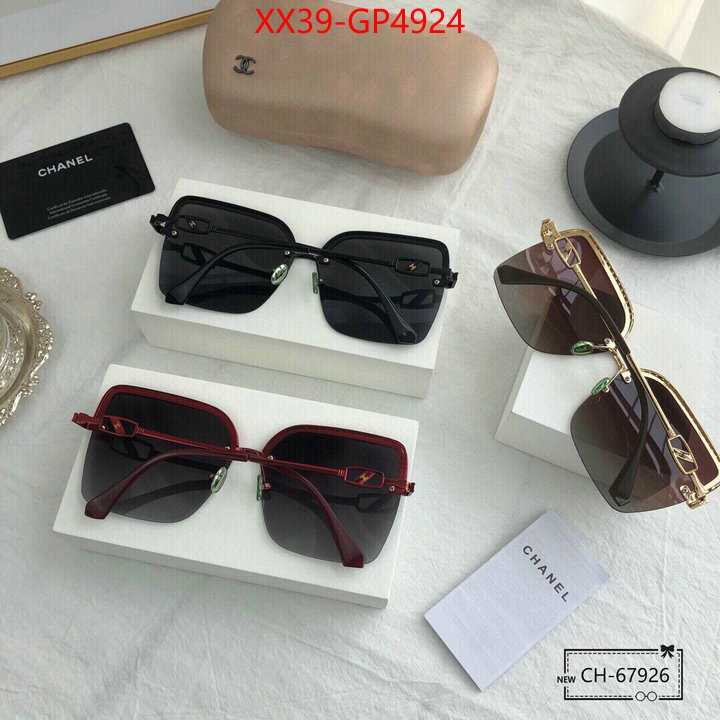 Glasses-Chanel,top perfect fake , ID: GP4924,$: 39USD