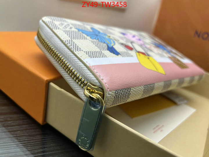 LV Bags(4A)-Wallet,wholesale 2023 replica ,ID: TW3458,$: 49USD